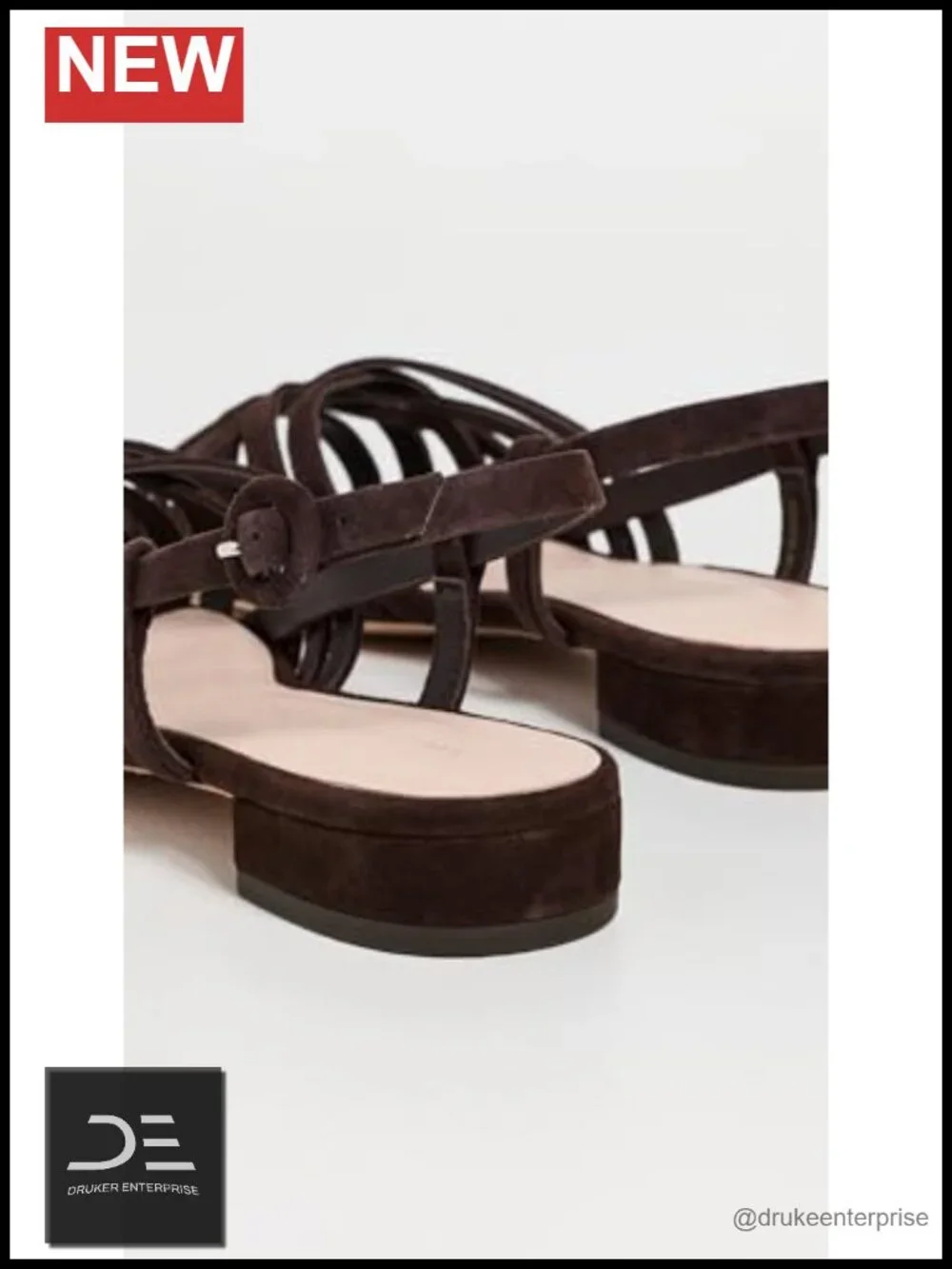 Loeffler Randall Shelly Lattice Slingback Sandals Leather Block Heel